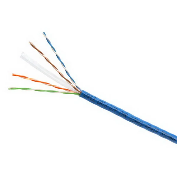 Cmple - Cat6 Bulk 23AWG Ethernet LAN Network Cable - 1000 ft Blue