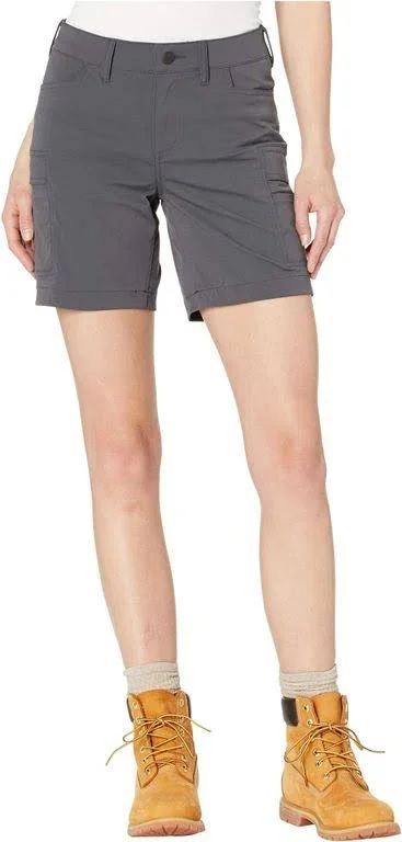 Carhartt Women's Straight Fit Force Madden Cargo Short (14 Shadow)