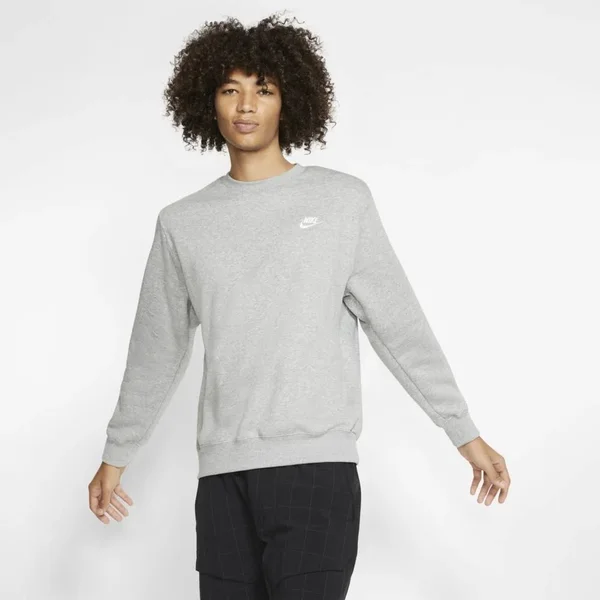 Nike Crew Neck Club Sweatshirt Grey