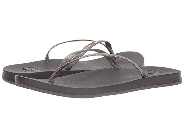 Reef Cushion Bounce Slim Sandals - Women's 9, Pewter