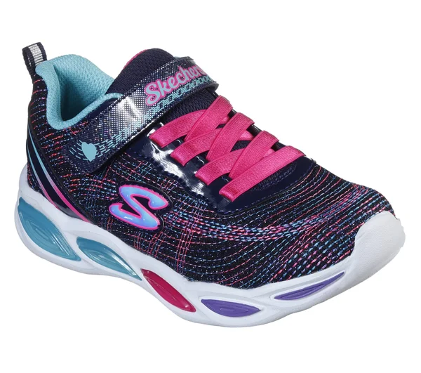 Skechers S Lights: Shimmer Beams - Sparkle Glitz Navy/Multi 13.5