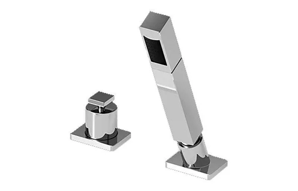 Graff G-2355-PC Immersion Deck-Mounted Handshower & Diverter Set in Polished Chrome