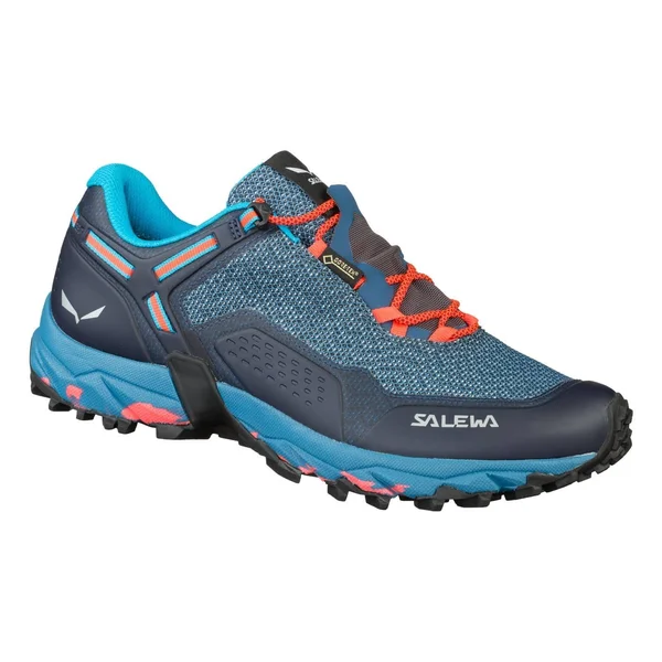 Salewa Women's Speed Beat GTX - Patriot Blue/Fluo Coral - 7.5