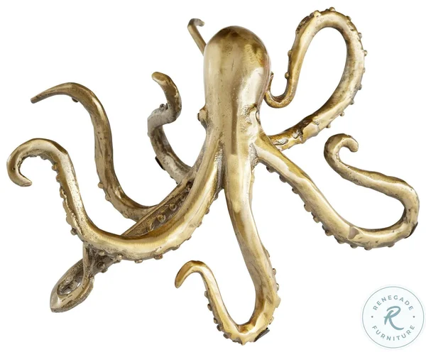 Octopus Shelf Decor, Cyan Design 11239