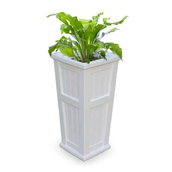 Mayne Cape Cod Tall Planter Black