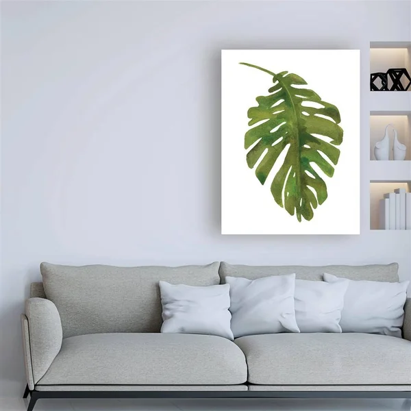 Trademark Art Wild Apple Portfolio 'Tropical Palm Paint' Canvas Art