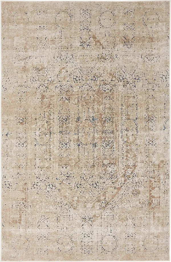 Unique Loom Quincy Chateau Area Rug (4& x 6& - Beige)