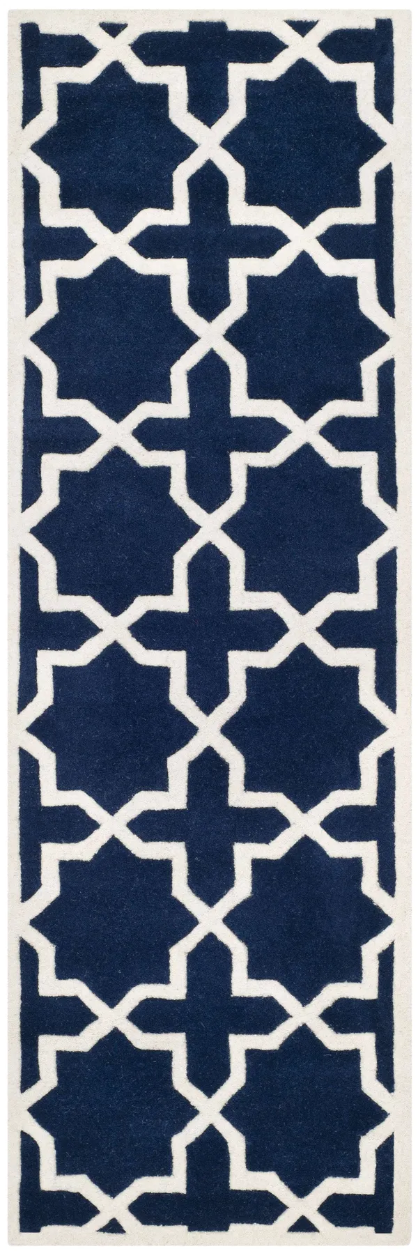 Safavieh Chatham Dark Blue & Ivory 2&-3x22 x 5& Rug