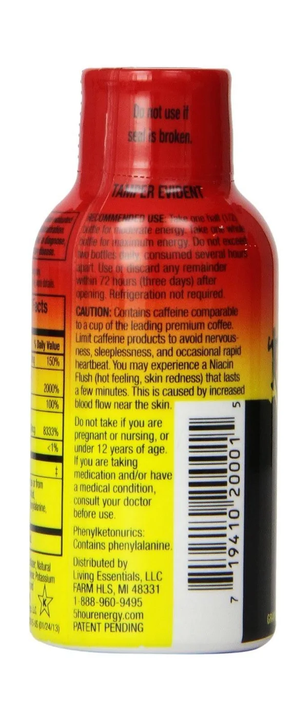 5 Hour Energy Shot - Grape, 24 Count