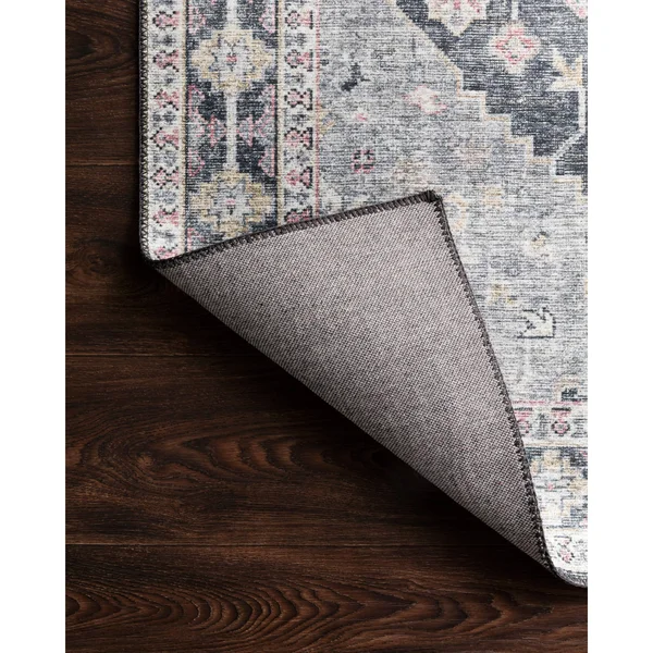 Alexander Home Leanne Traditional Distressed Printed Area Rug, Adult Unisex, Size: 7&6 x 9&6, Red
