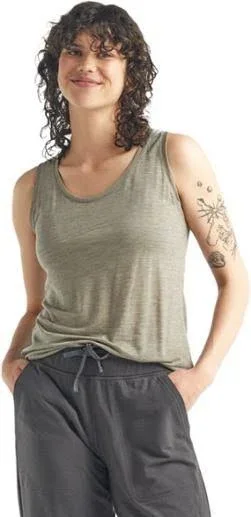 Icebreaker Sphere Tank Women Flint L Ladies, Women