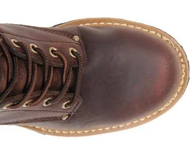 Carolina Women's 8x22 Steel Toe Logger Boot - CA1421 5 - W, Dark Brown