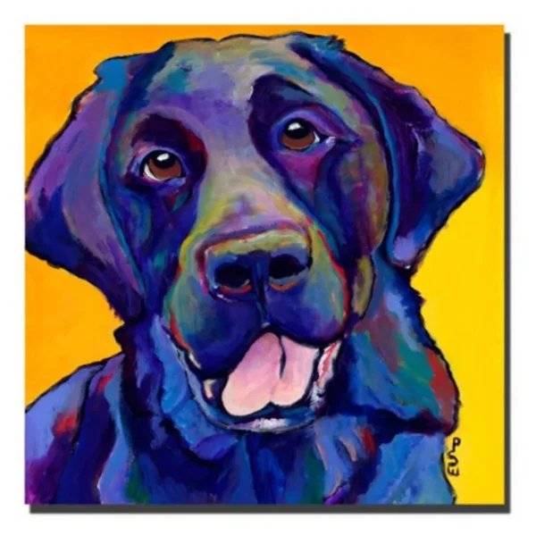 Trademark Global Pat Saunders-White &Buddy& Canvas Art