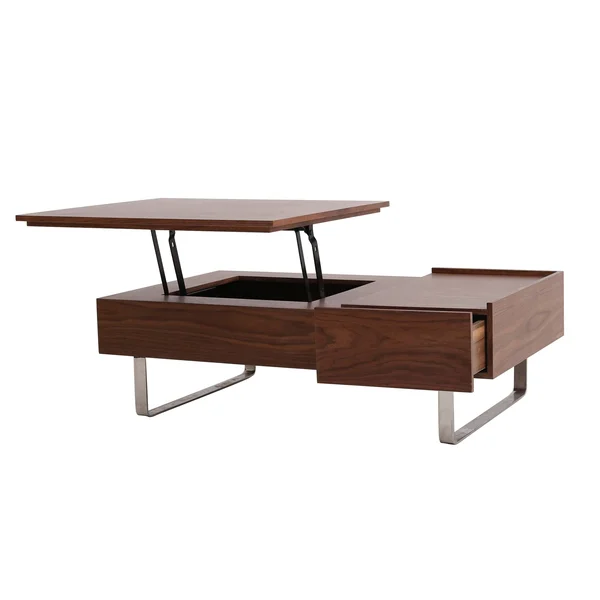 New Pacific Direct Denzel Rectangular Lift-Top Coffee Table - Walnut