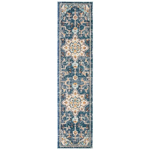 Safavieh Madison 400 Rug Collection MAD473F - Grey - Gold - 5& x 5& Square