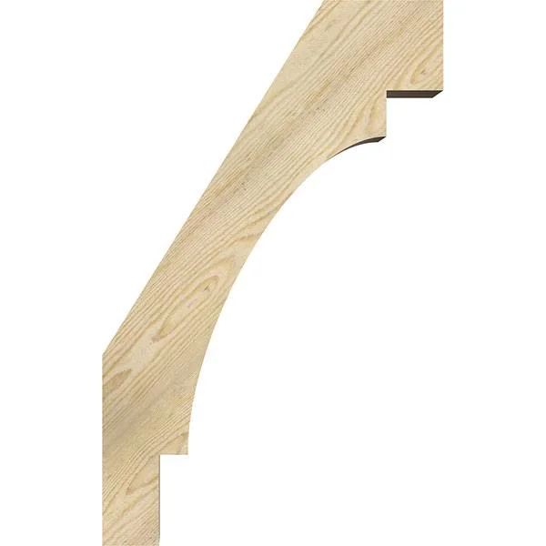 Ekena Millwork 6x22W x 20x22D x 32x22H Merced Rough Sawn Brace, Douglas Fir