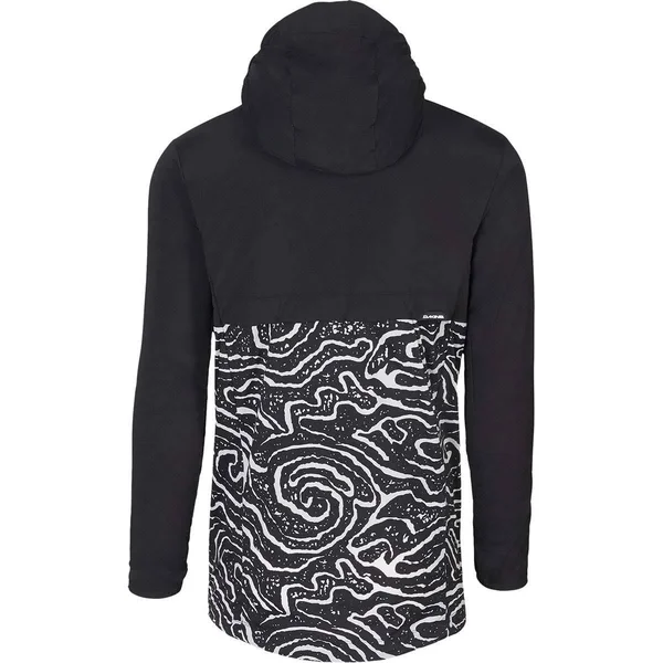 Dakine Men's Reserve Windbreaker - Black/Lava Tubes Small