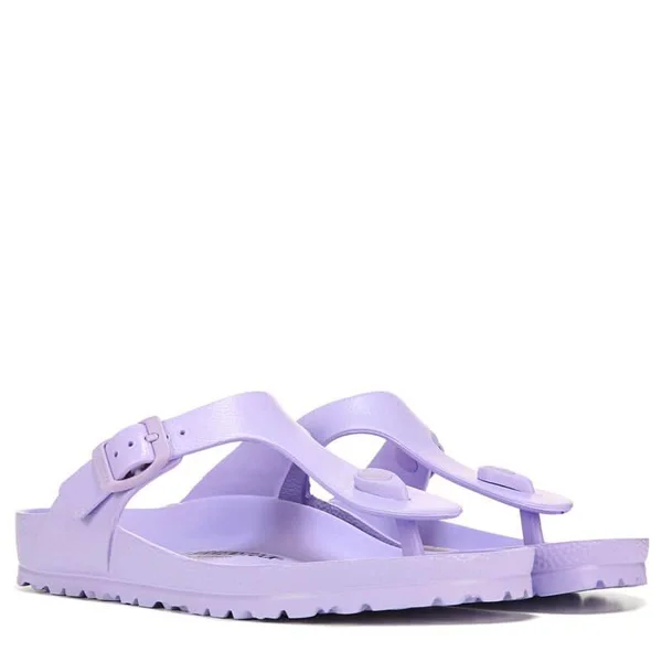 Birkenstock Gizeh Essentials Purple Fog Eva Sandals 39 R EU, Women's