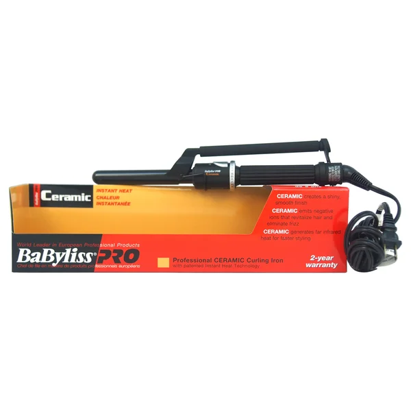 Babyliss Pro Professional Ceramic Curling Iron - Model #BABC75MC - Black by BaBylissPRO for Unisex