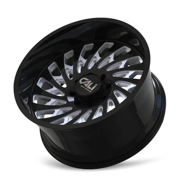 Cali Off Road Switchback Wheel Black Milled 20x12 8x170 -51mm