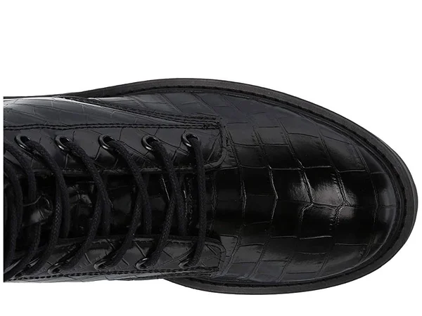 Steve Madden Tornado Boot (Black Croco) Women's Boots