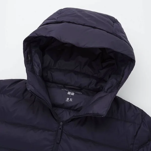 Uniqlo Men's Ultra Light Down Puffer Parka, Off White, XS