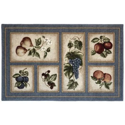 Brumlow Mills Eden&s Bounty Slate/Blue Area Rug