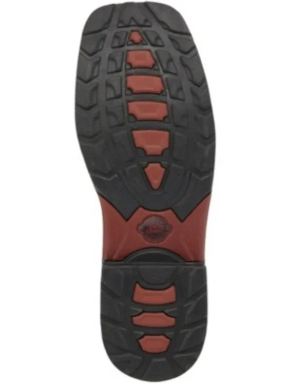 Justin Men's Derrickman Ostrich Print Boot