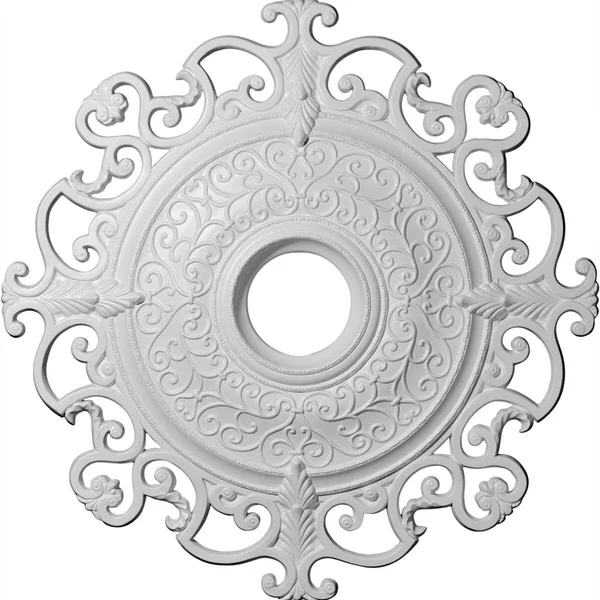 38 3/8x22OD x 6 5/8x22ID x 2 7/8x22P Orleans Ceiling Medallion (Fits Canopies Up to 8 1/4x22) Ekena Millwork Finish: Americana C