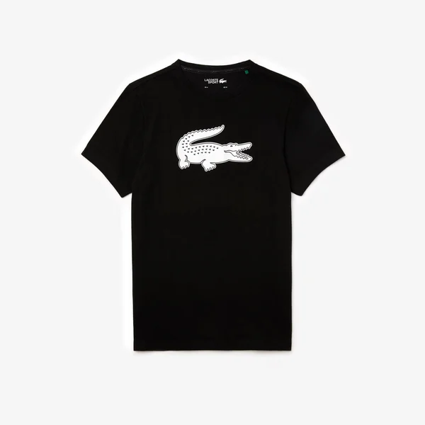 Lacoste Men's Sport Short Sleeve Ultra Dry Croc Graphic T-Shirt