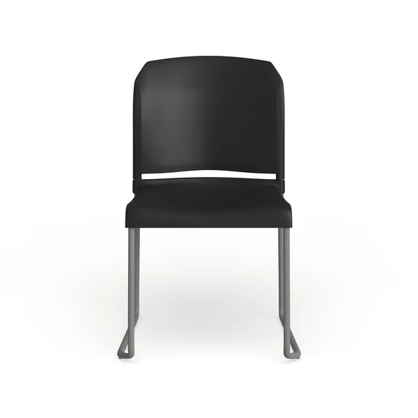 Lancaster Home 5 Pack 880 lb. Capacity Full Back Contoured Sled Base Stack Chair - Size: Orange