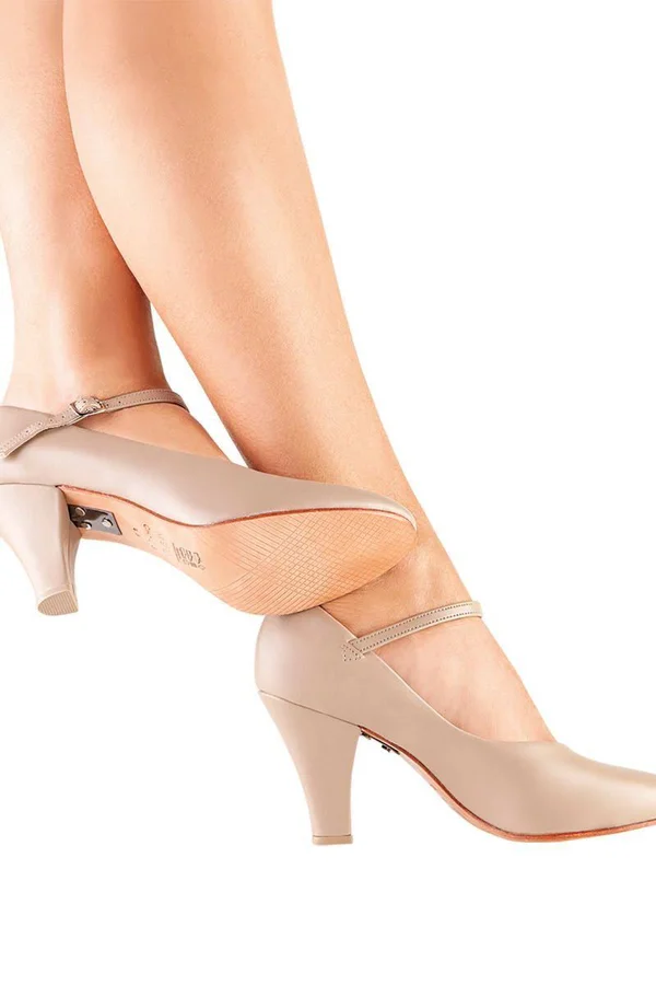 So Danca Character Shoes 3 inch - Character Dance Heels Caramel, Adult 13, Medium