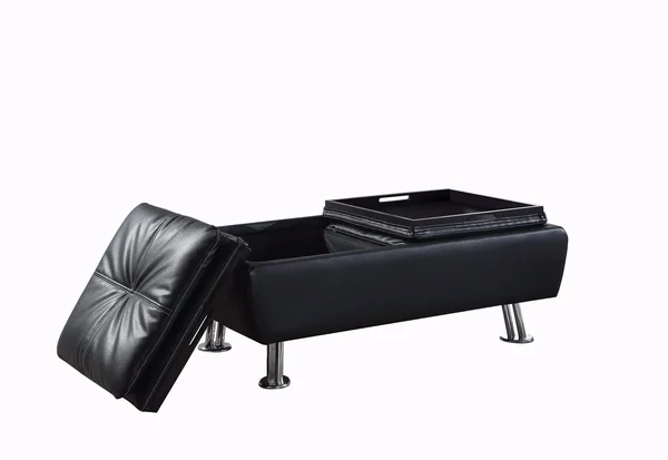 Coaster Furniture Dilleston Contemporary Black Ottoman
