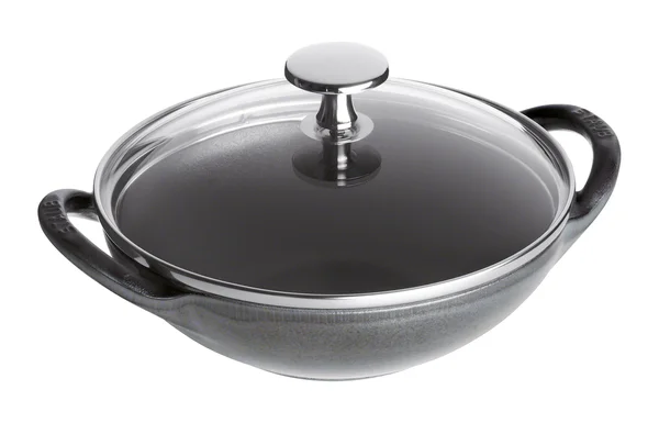 Staub Cast Iron 0.5-Quart Baby Wok - Graphite Grey