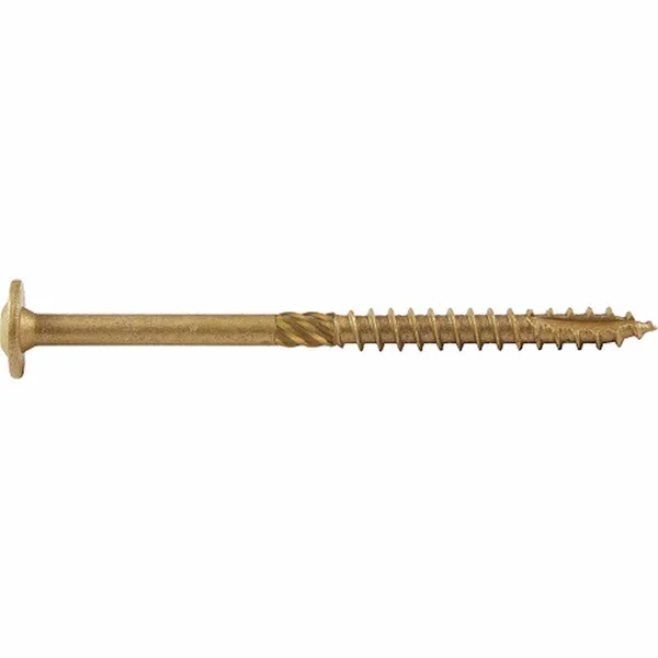 Screw Products .31 x 4 in. Bronze Star Exterior Construction Lag Screws - 100 Count