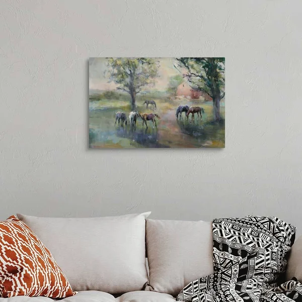 Daybreak on The Farm, Canvas Wall Art, 30x20, Great Big Canvas