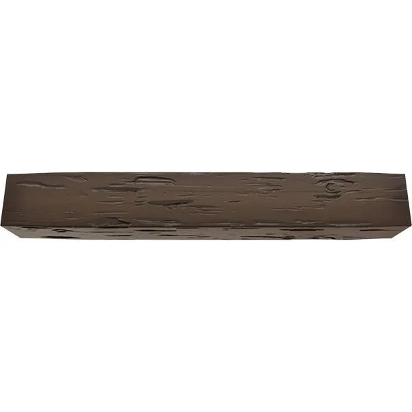 Ekena Millwork MANUPC04X06X60NM 4x22H x 6x22D x 60x22W Pecky Cypress Faux Wood Fireplace Mantel, Natural Mahogany