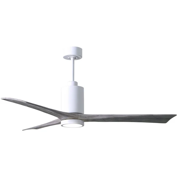 Patricia Ceiling Fan with Light by Matthews Fan Company, Textured Bronze, PA3-TB-BW-60