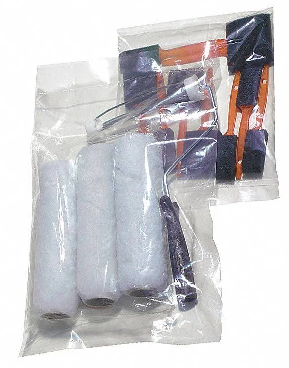 48x22 x 24x22 LDPE Lay Flat Poly Bag, 2 mil, PK250, 5DHC0