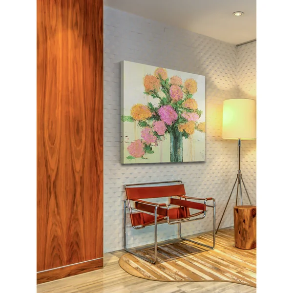 Flower Remedy I Painting Print on Wrapped Canvas - Size: 18 x 18