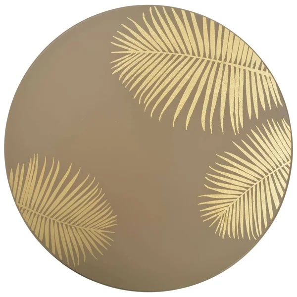 vidaXL Nesting Side Tables 2 Pcs Gold 15.7 inchx17.7 inch /11.8 inchx15.7 inch MDF
