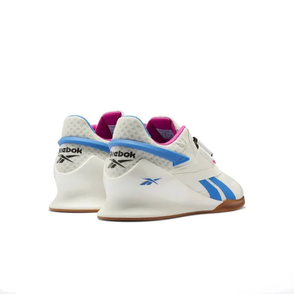 Reebok Legacy Lifter II - Women's - Chalk - Proud Pink, Horizon Blue - 8.5