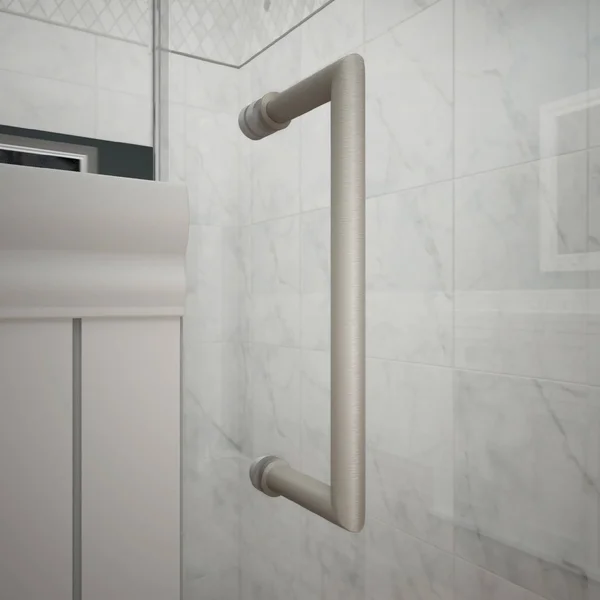 DreamLine SHDR-244107210-04 Unidoor Plus Hinged Shower DOOR - Brushed Nickel, 41 to 41-1/2x22 x 72x22