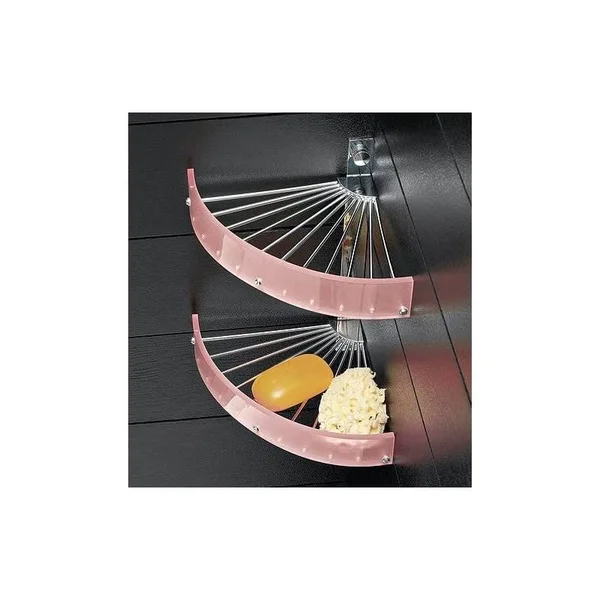 Nameeks 888 Toscanaluce Collection Wall Mounted Shower Basket - Pink