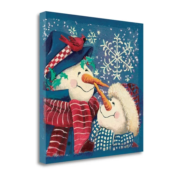 Tangletown Fine Art 'Nose to Nose' by Anita Phillips Painting Print on Wrapped Canvas