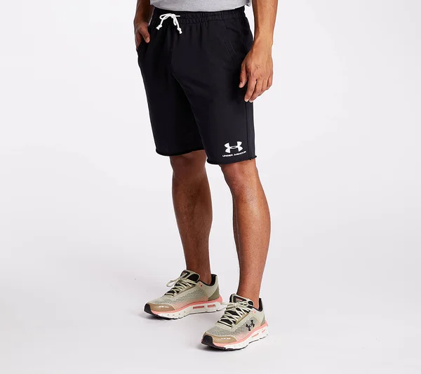 Under Armour Men's Black Sportstyle Terry Shorts