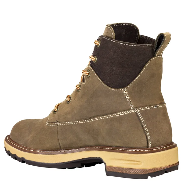 Timberland Women's Pro Hightower 6-Inch Soft-Toe Waterproof Work Boots, Brown, 9