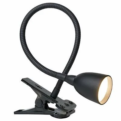 Liberty Hill Flexible Clamp 22x22 Desk Lamp Ebern Designs Base Color: Black