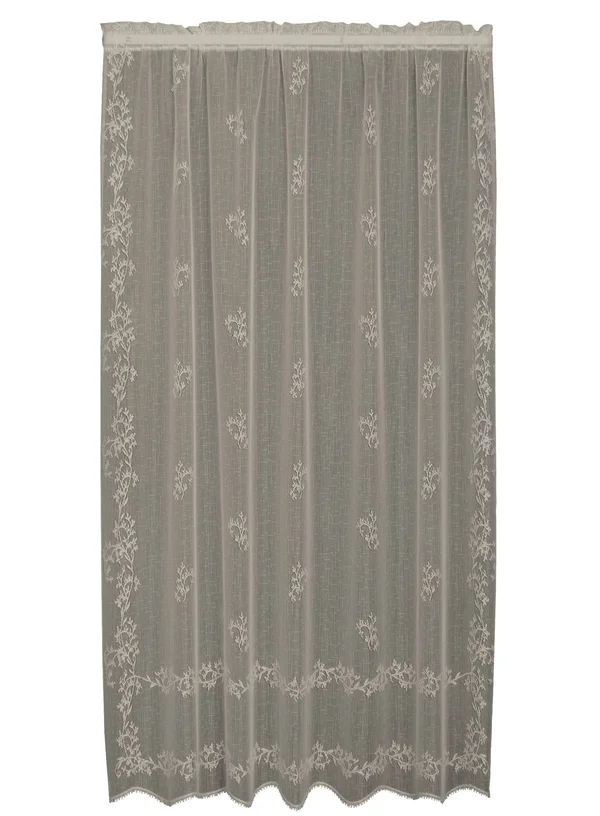 Heritage Lace Sheer Divine PANEL, 60 by 96-Inch, Flax