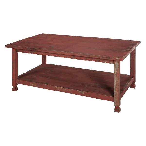 Alaterre Country Cottage Coffee Table, Red